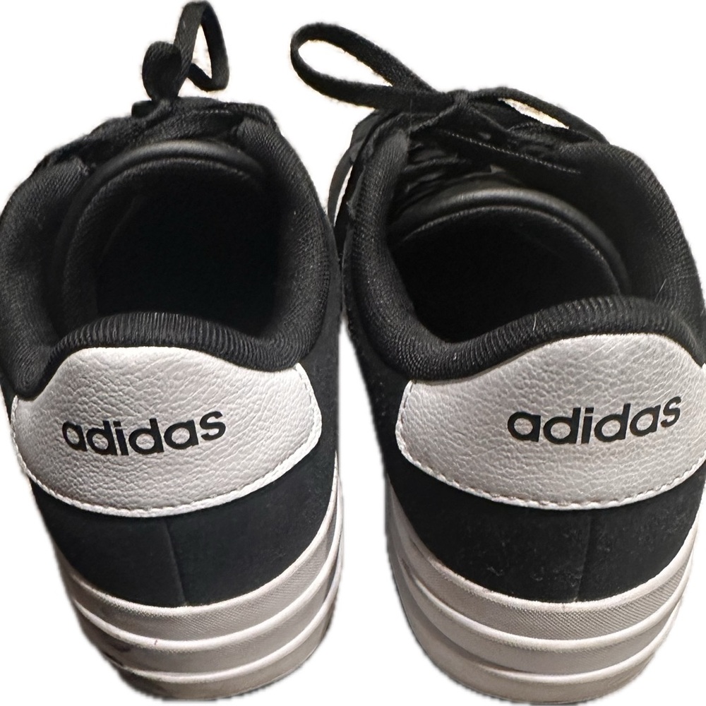 Adidas Women’s Classic Black and White Sneakers - Picture 2 of 5